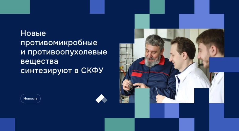 Ставропольские химики синтезируют новые противомикробные и противоопухолевые вещества