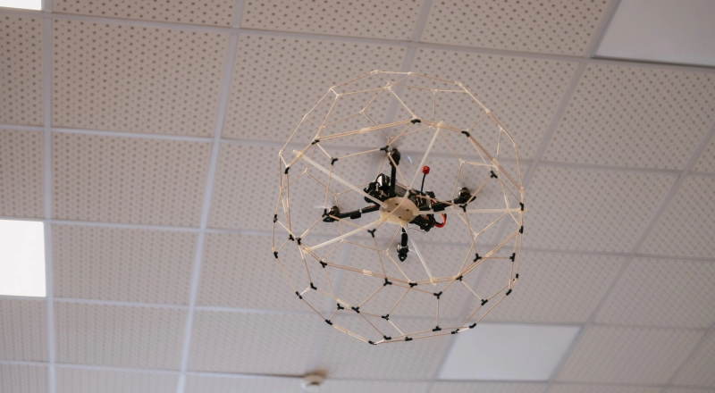Защитную сетку для беспилотников изготовили в НГТУ НЭТИ